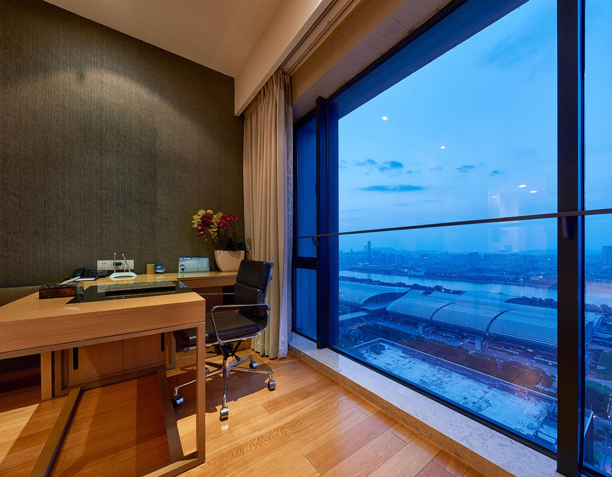 Guangzhou Heefun Apartment - Poly World Trading Center Shajing Luaran gambar